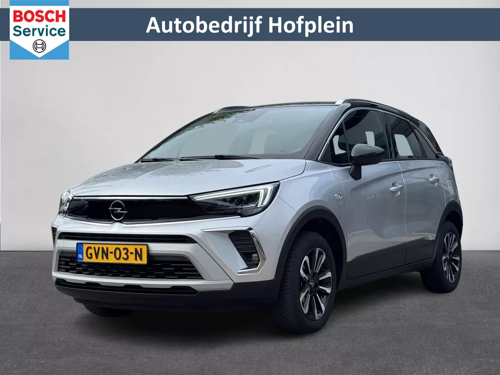 Opel Crossland 1.2 Turbo 130PK Automaat Elegance | Stuurverwarming | LED Verlichting | Apple Carplay/Android Auto | 16&quot;Lmv | Climate Control | Cruise Control | Navigatie By App ( Vestiging - Vianen Tel: 0347-371248 )